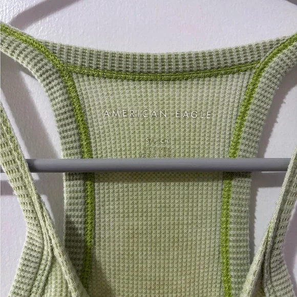 American Eagle Outfitters Light Green Knit Tank Top - Picture 3 of 5